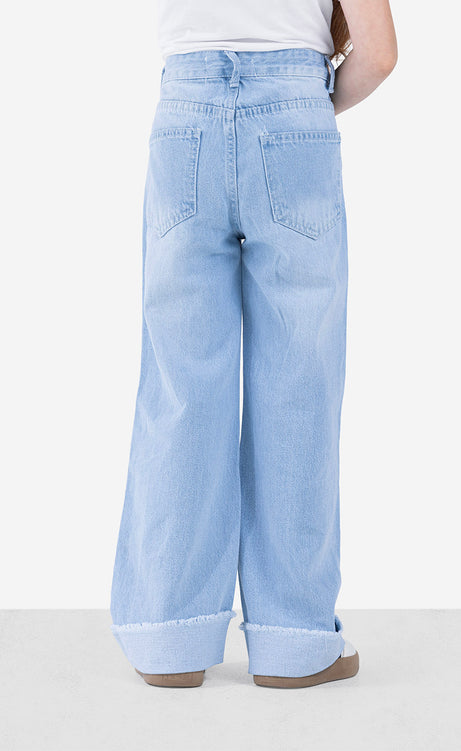 Girls' Wide-Leg Jeans – view 2