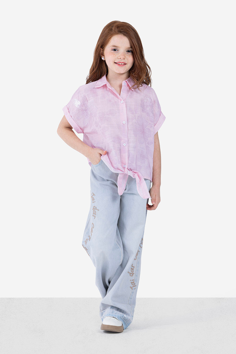 Blouse - Girls - Printed