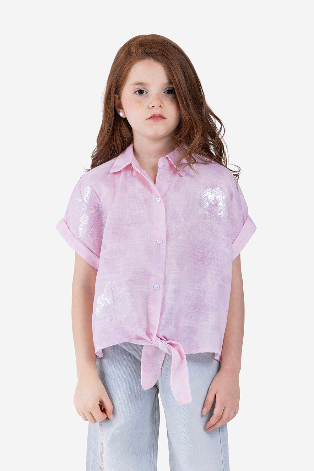 Blouse - Girls - Printed