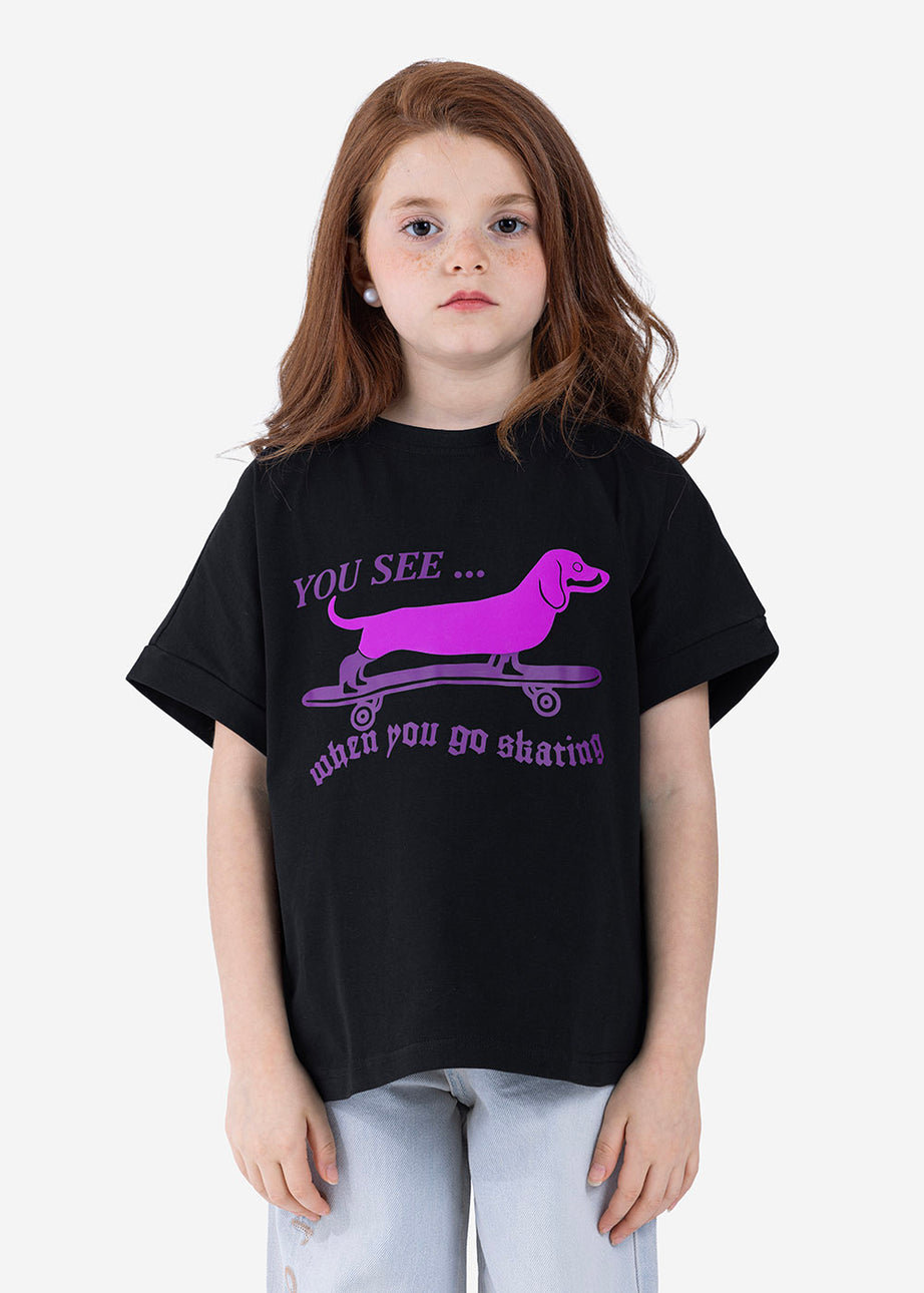 T-shirt - Girls - Printed
