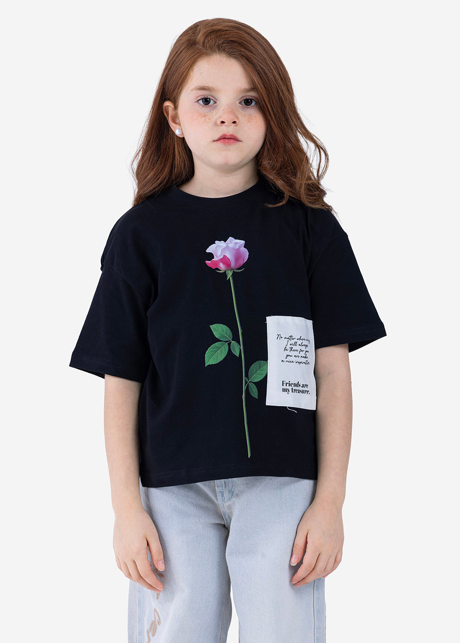 T-shirt - Girls - Printed