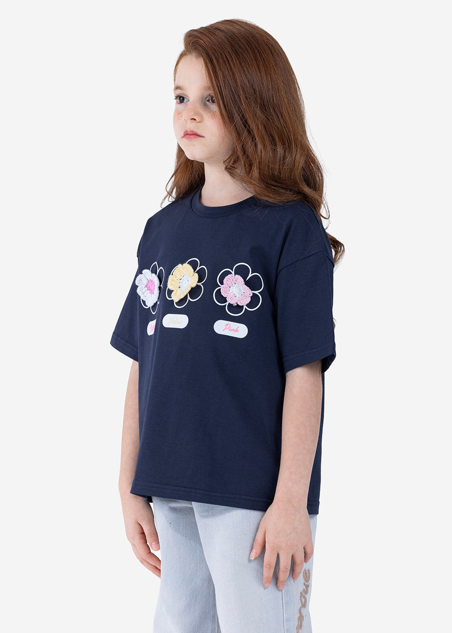 T-shirt - Girls - Printed