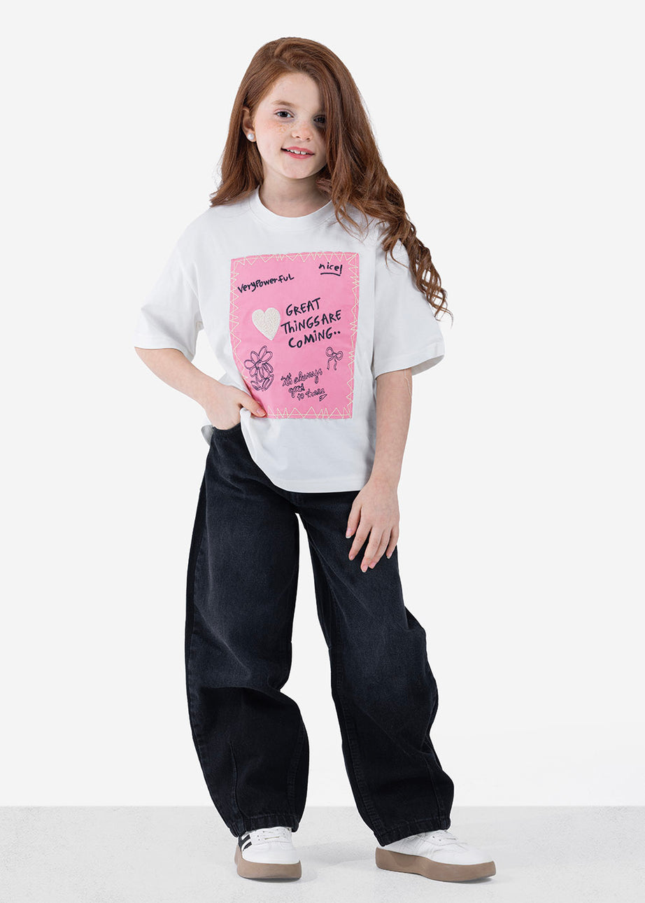 T-shirt - Girls - Printed