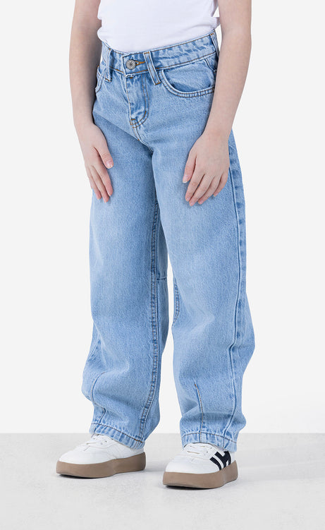 Girls' Jeans - Black, Dusty Blue & Light Blue – view 8