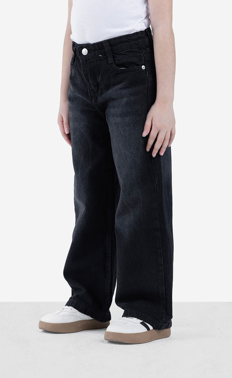 Girls' Jeans - Black, Dusty Blue & Ice – view 7