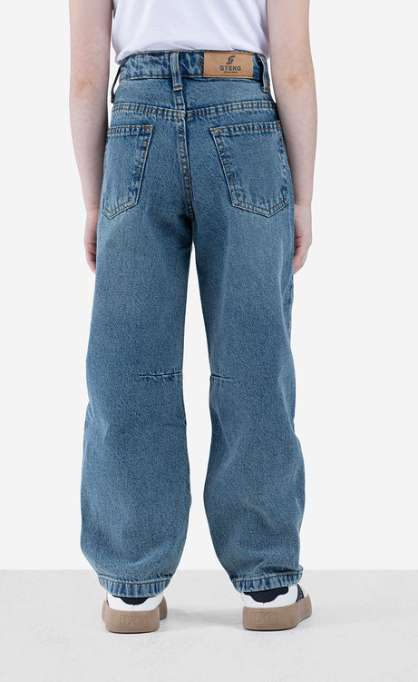 Girls' Jeans - Black, Dusty Blue & Light Blue – view 5