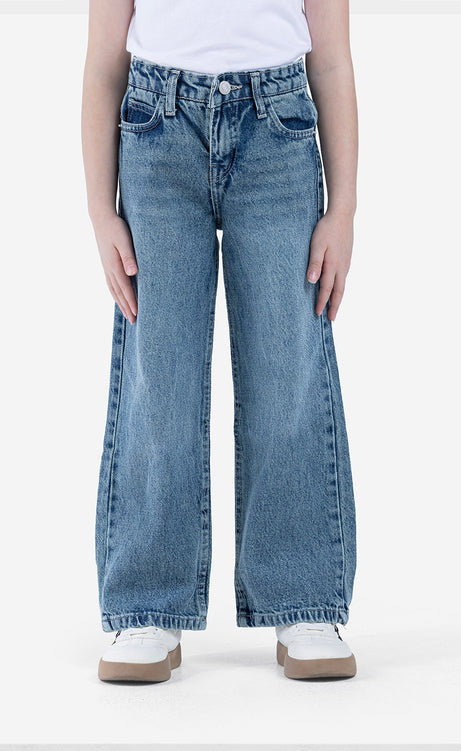 Girls' Jeans - Black, Dusty Blue & Ice